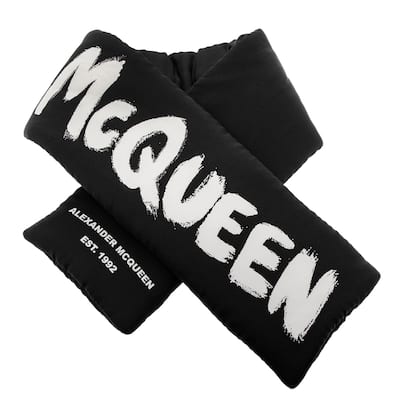 Alexander McQueen Graffiti Print Scarf