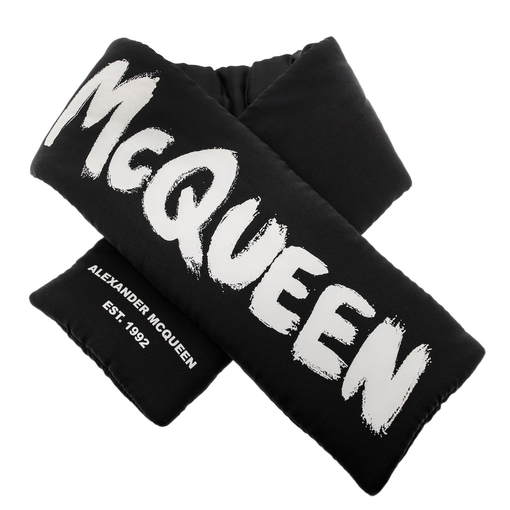 Alexander McQueen Graffiti Print Scarf