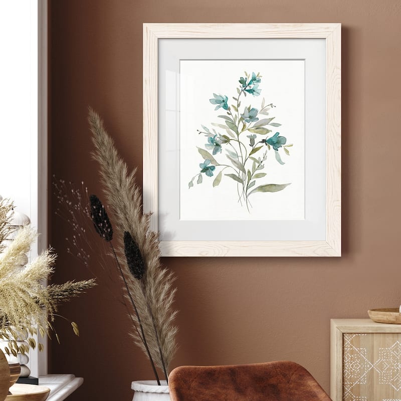 Linen Botanical III-Premium Framed Print - Ready to Hang