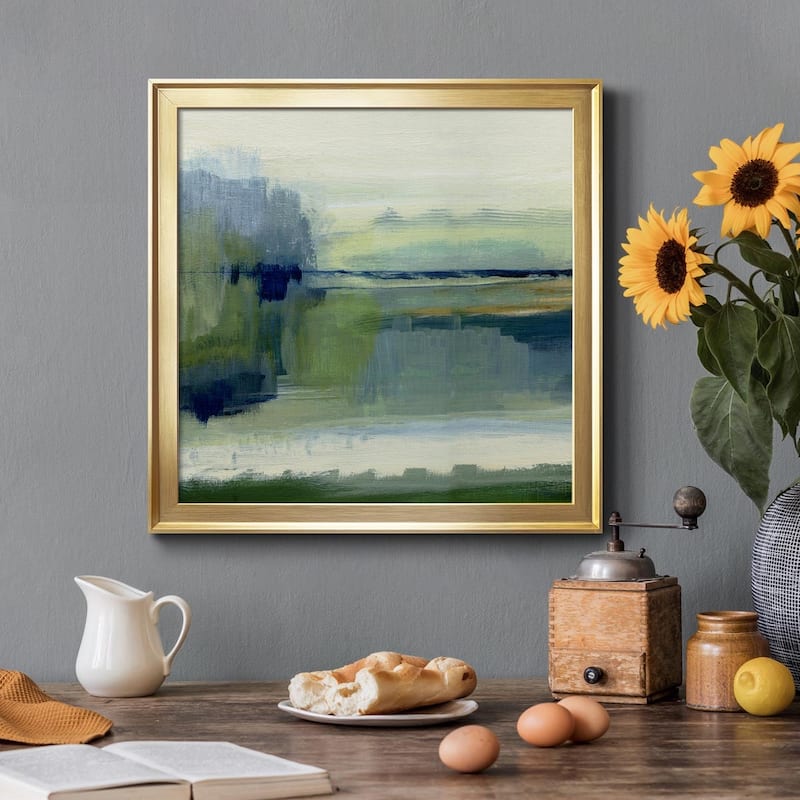 Glistening Meadow Detail I-Premium Framed Canvas - Ready to Hang