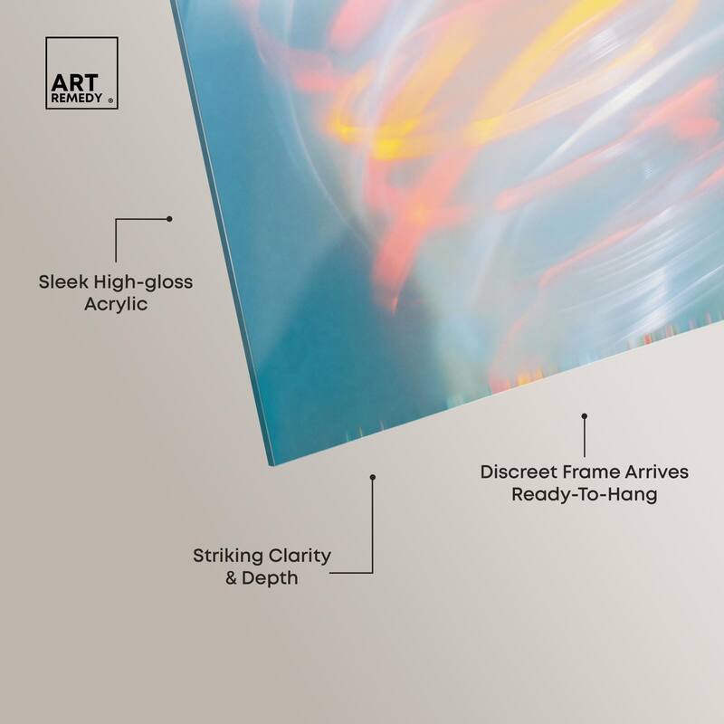 Swirling Light I Acrylic by Art Remedy, Ready to Hang