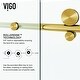 preview thumbnail 10 of 57, VIGO Elan E-class Shower Door with Clear Glass
