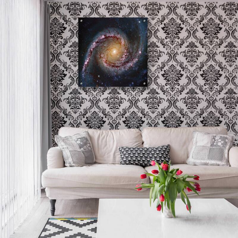 Epic Art 'Grand Swirls' Hubble Space Telescope Acrylic Glass Wall Art