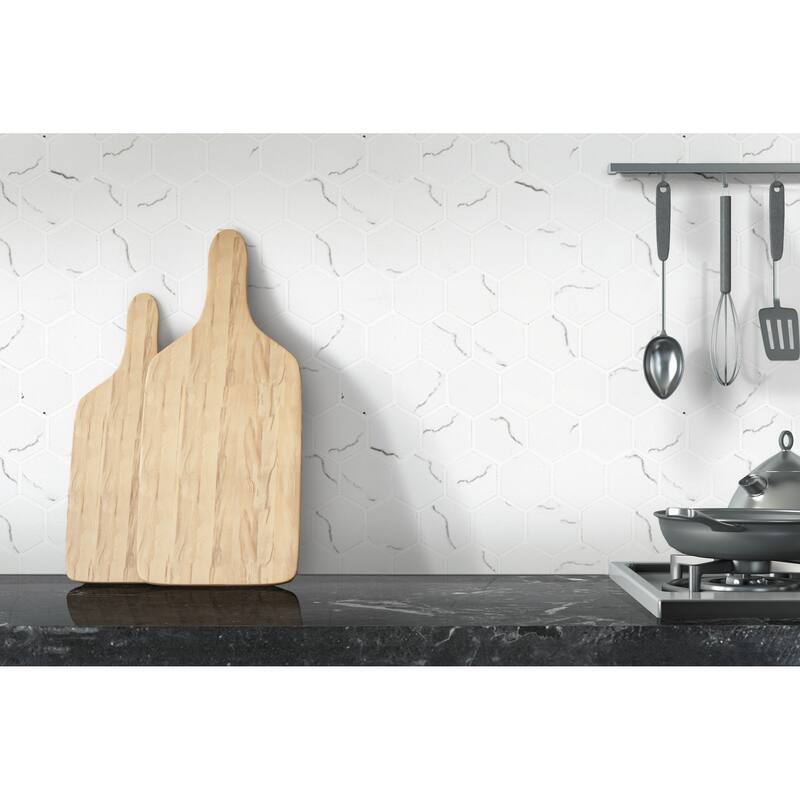 Ackland AKN-P-BE2X2HXM-CA Beldale - 12" x 12" Porcelain Geometric