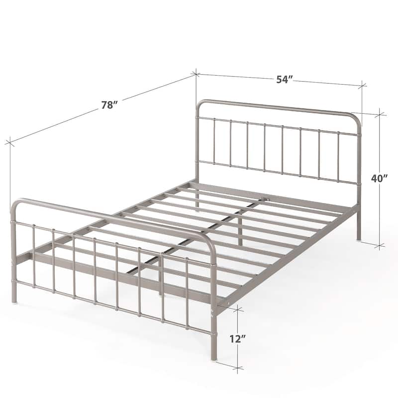 Priage by ZINUS Metal Platform Bed Frame