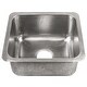 preview thumbnail 5 of 4, Wilson Undermount Crafted Stainless Steel 17 in. Bar Prep Sink - 17 L X 15 W - 17 L X 15 W