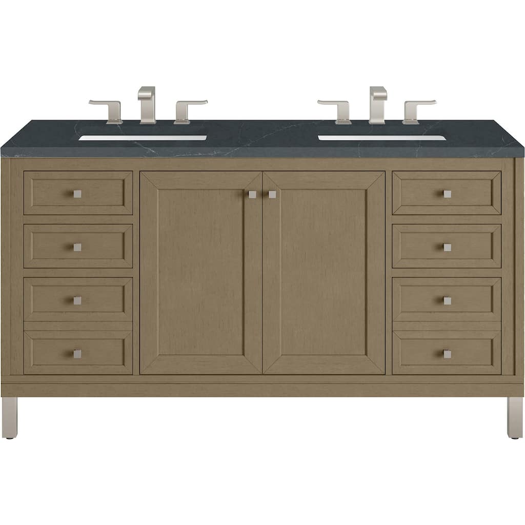 James Martin Vanities 503-V60D-3CSP Chicago 60" Free Standing Double