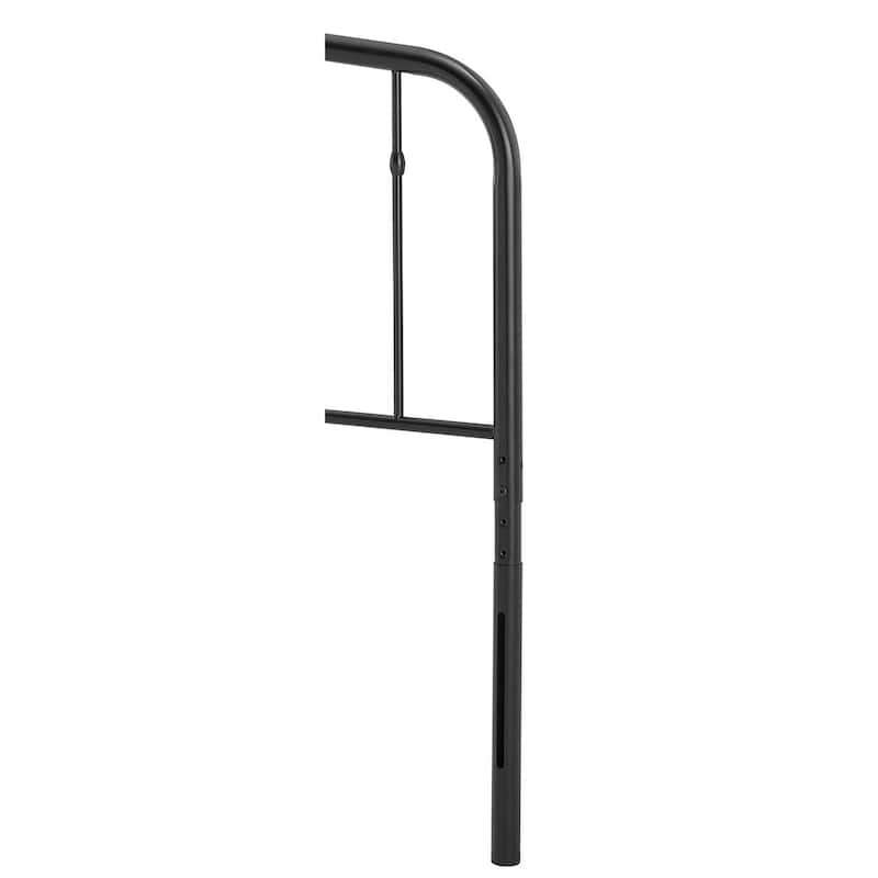 Camberly Arched Queen Size Black Metal Headboard