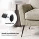preview thumbnail 13 of 22, Silas Modern Armchair with Metal Legs by HULALA HOME