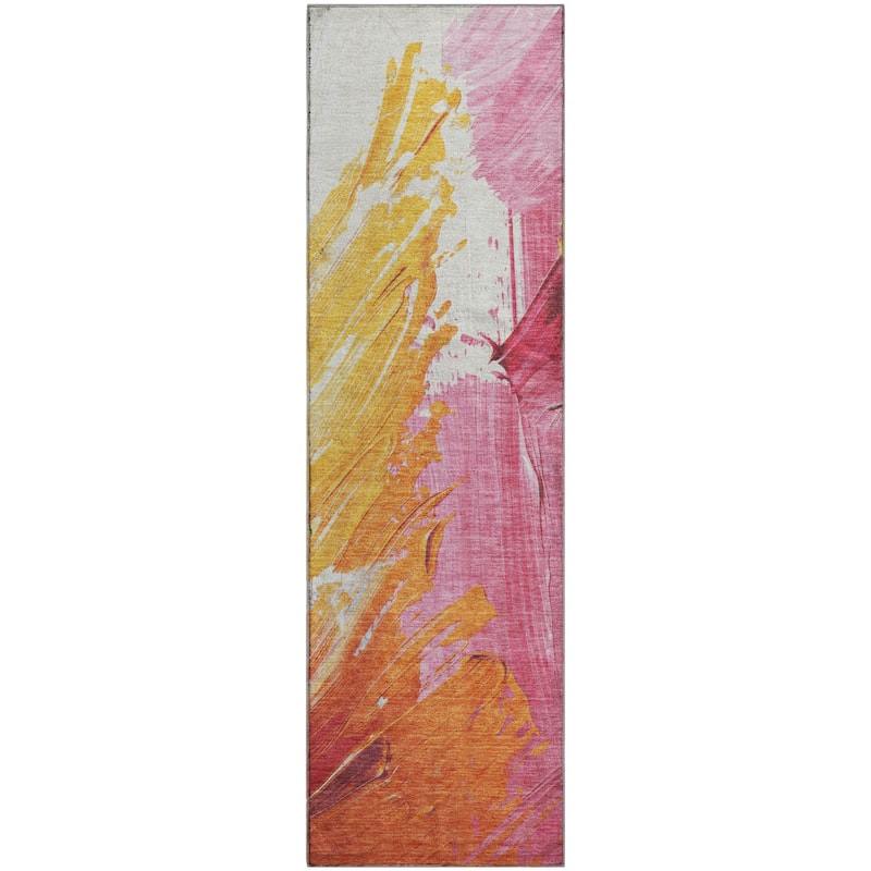 Premium Washable Super Soft Modern Brushstrokes Mayfield Rug