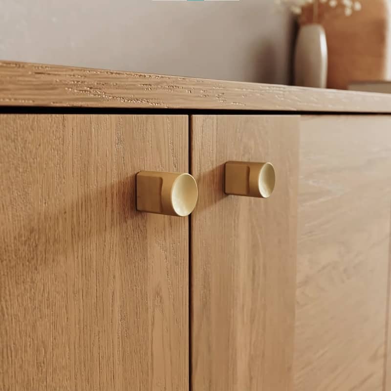 Studio London Modern Sideboard Oak Storage Cabinet and Buffet Console