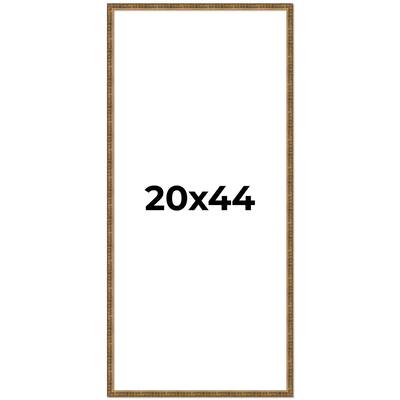 20x44 Frame Gold Kingsley Distressed Solid Wood Picture Frame Width