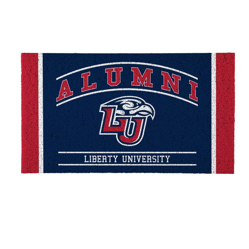 28 in. x 16 in. Liberty University Alumni Full Color PVC Door Mat