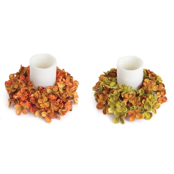 autumn candle rings