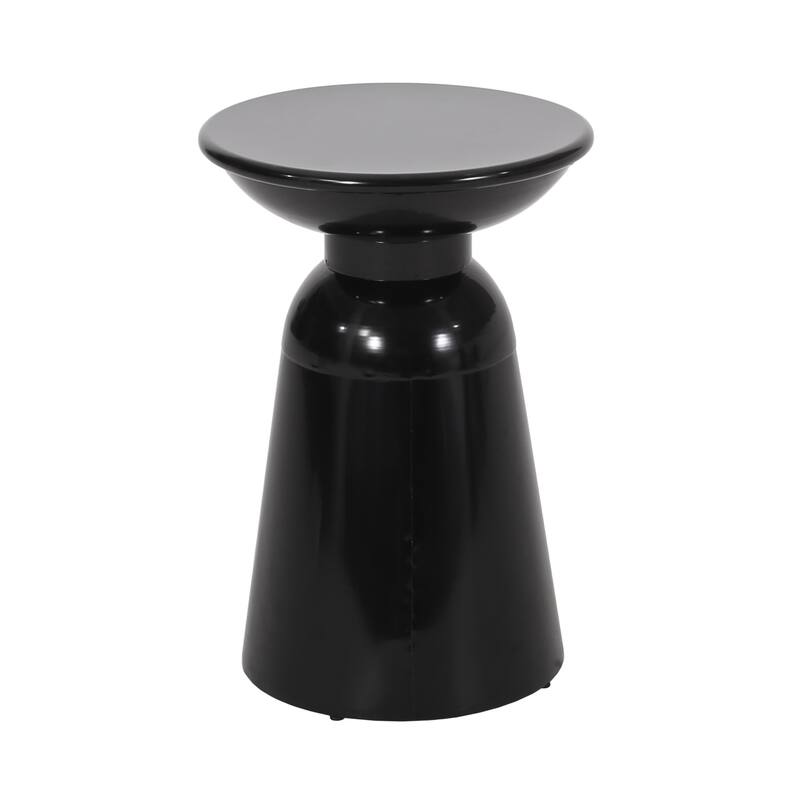 Roomfitters Serenita Outdoor Iron Side Tables with Flared Design, Accent Patio End Tables Set of 2