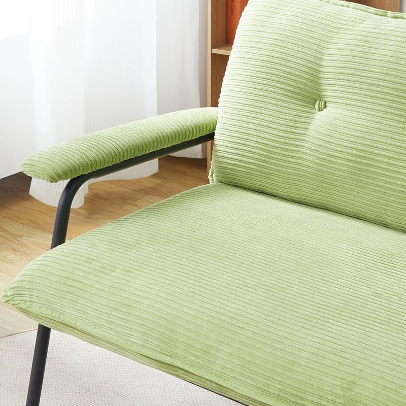 53" Two Seater Sofa, Metal Frame