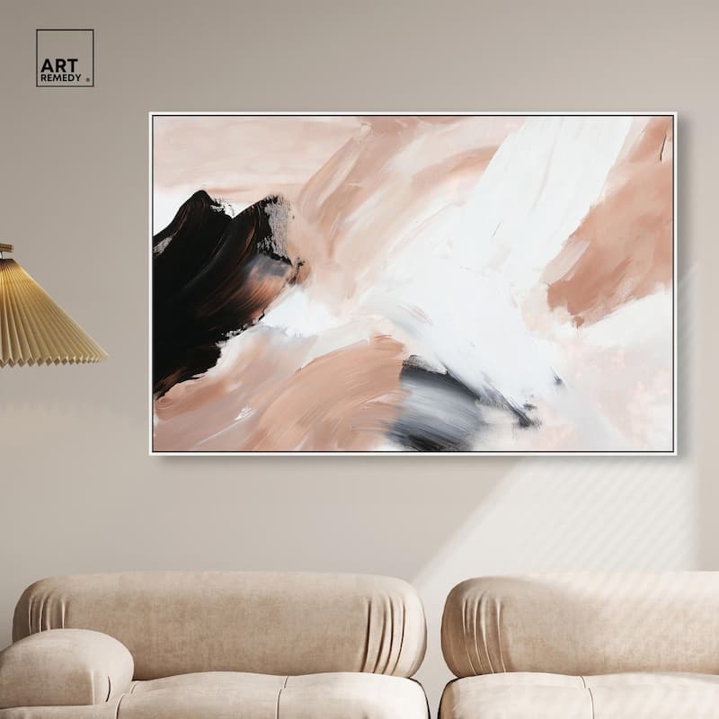 Swirls of Cream I Canvas by Art Remedy
