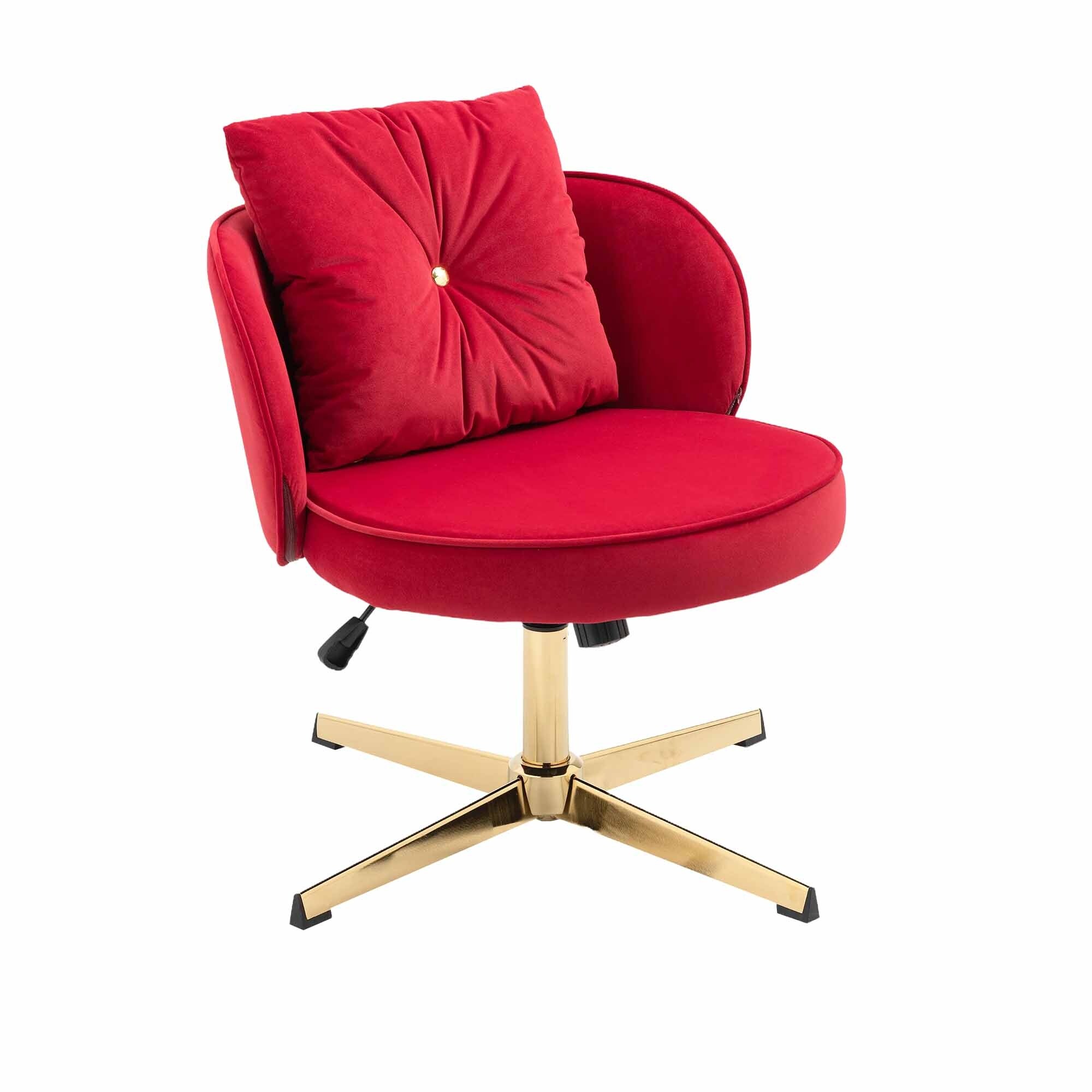 Red vanity hotsell chair