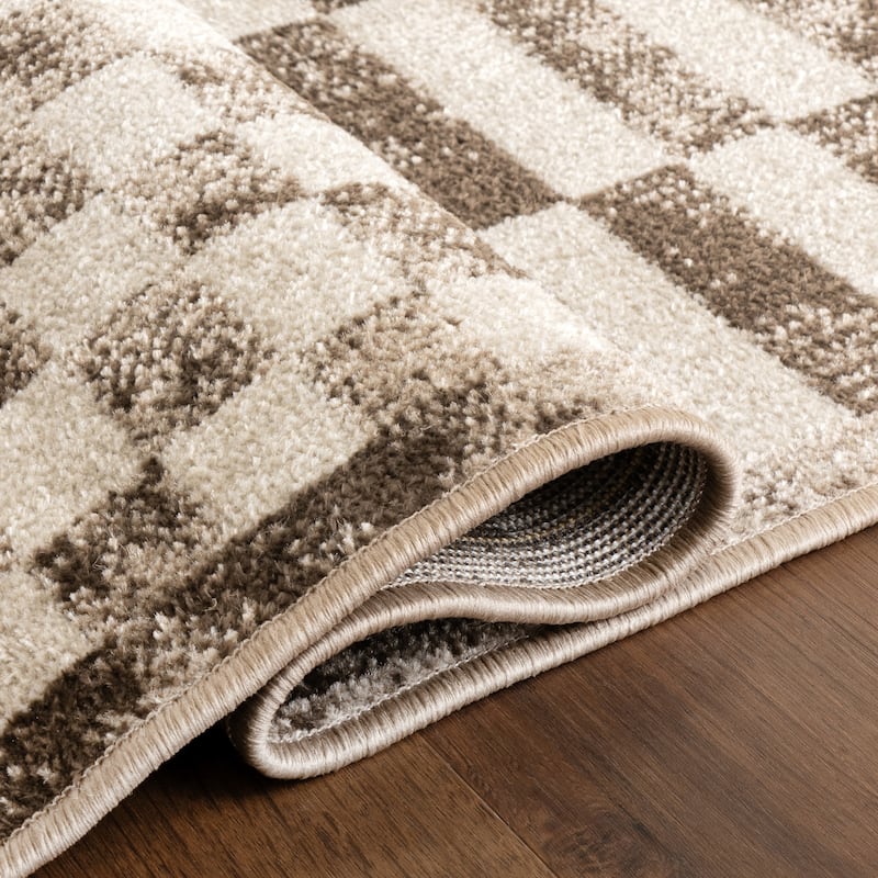 Nuloom Nikita SpinClean Faded Geometric Machine Washable Area Rug