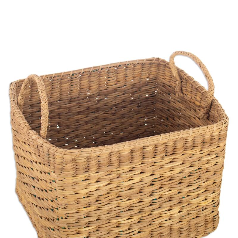 Novica Handmade Neat Nature Natural Fiber Basket