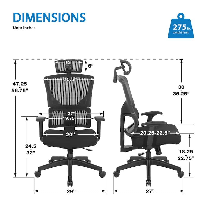 Big & Tall Vertical Managers Chair