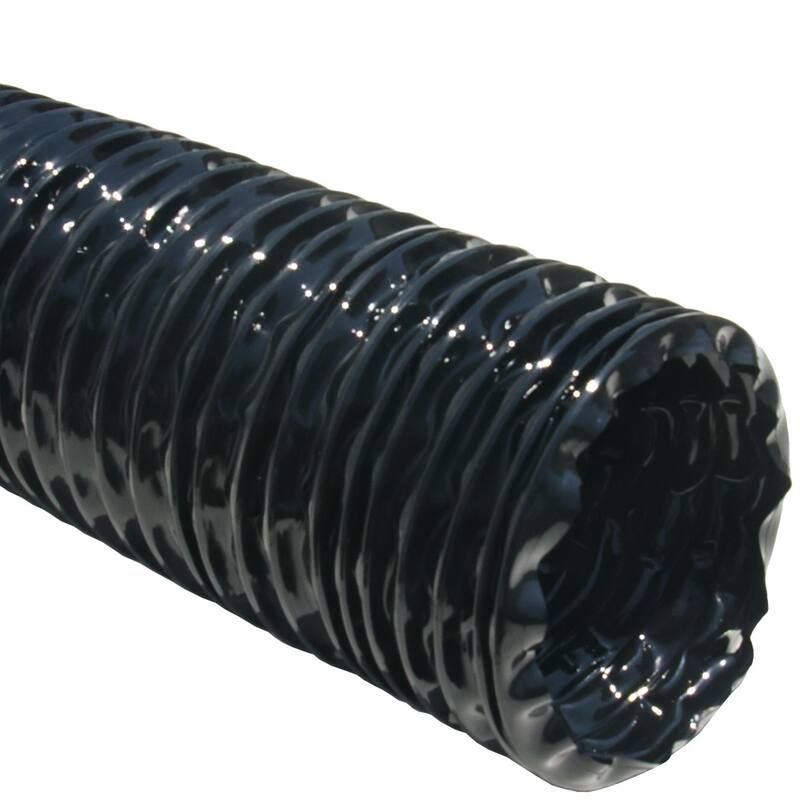 Rubber-Cal XPU 708 - PU Flexible Duct - Black