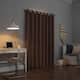 Sun Zero Duran Thermal Insulated Total Blackout Grommet Curtain Panel, Single Panel