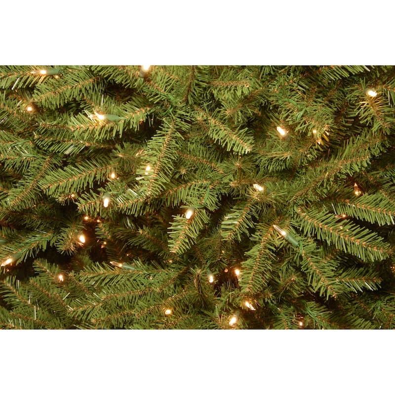 National Tree Company 12 ft. PowerConnect Dunhill Fir with Dual Color LED Lights - 12'