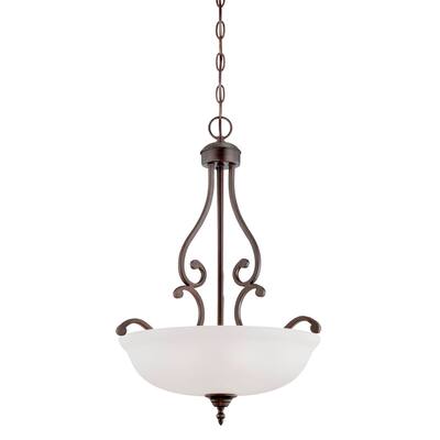 Courtney Lakes Rubbed Bronze Pendant light