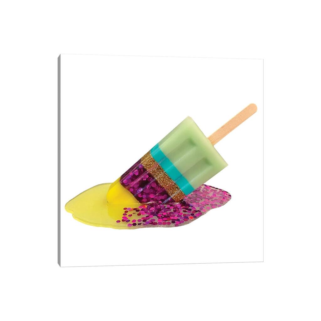 iCanvas "Purple And Gold Popsicle" by Amy Shekhter Canvas Print