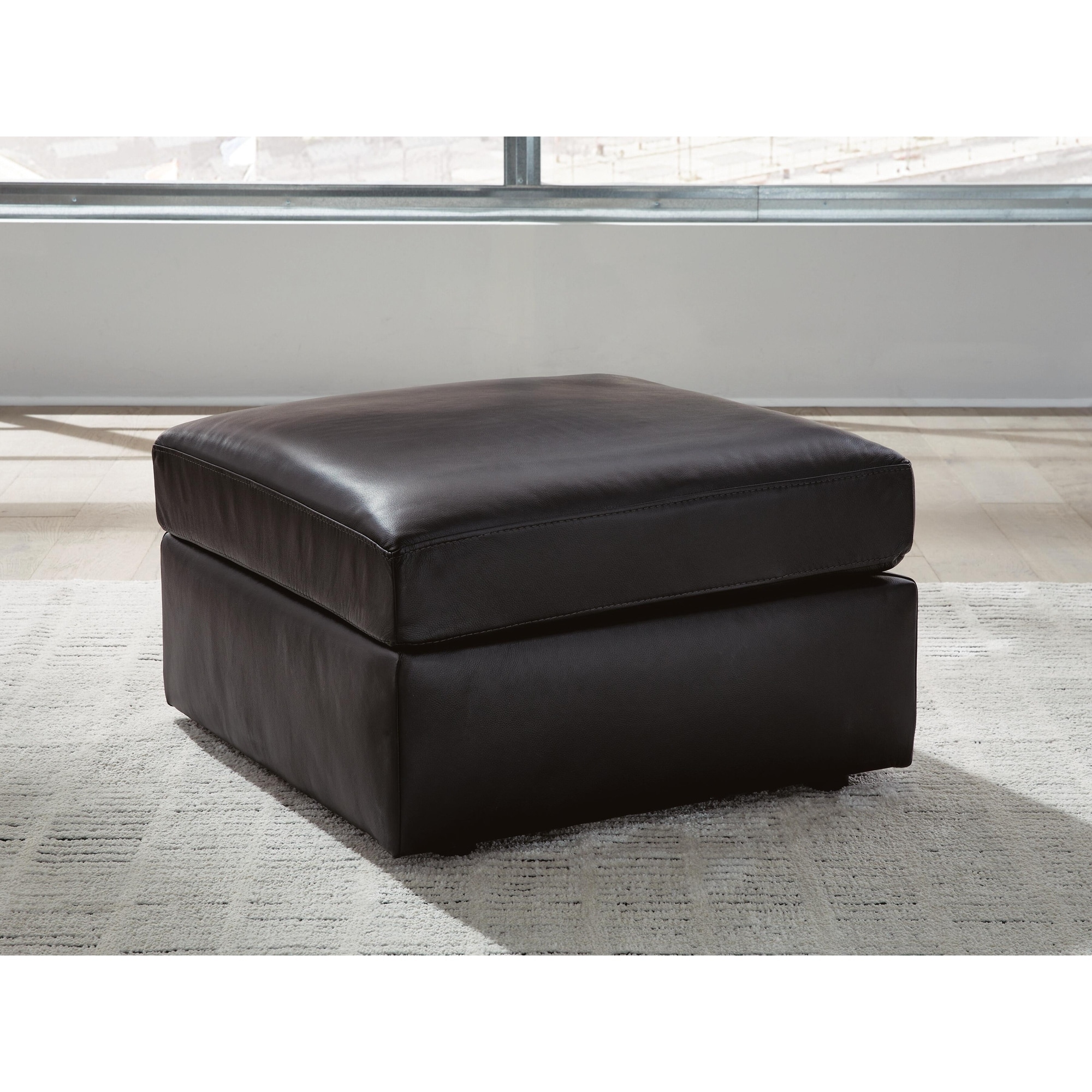 Signature Design by Ashley ModMax II Black Accent Ottoman