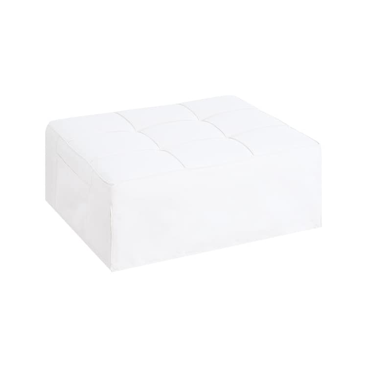 Sleeper Chair Bed, 4 In 1 Multi-Function Convertible Ottoman Bed, Breathable Linen Bed Chair, Convertible Sofa Bed