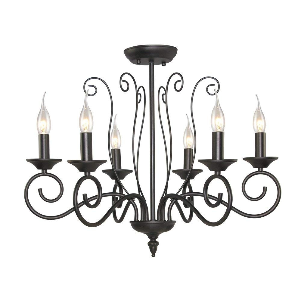 6 light traditional candle chandelier - Chandeliers For Bedrooms by Overstock.com