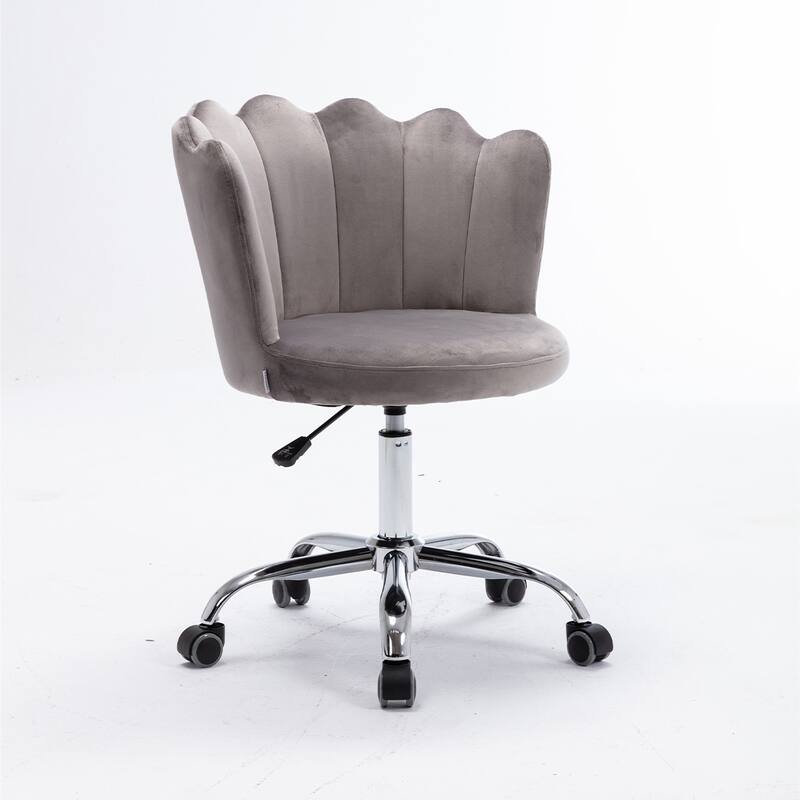Merax Swivel Velvet Shell Chair for Living Room