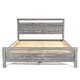preview thumbnail 5 of 18, Grain Wood Furniture Solid Wood Loft Platform Bed Brushed  Grey - Full