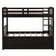 preview thumbnail 17 of 23, Nestfair Twin Over Twin Wood Bunk Bed with Trundle and Drawers