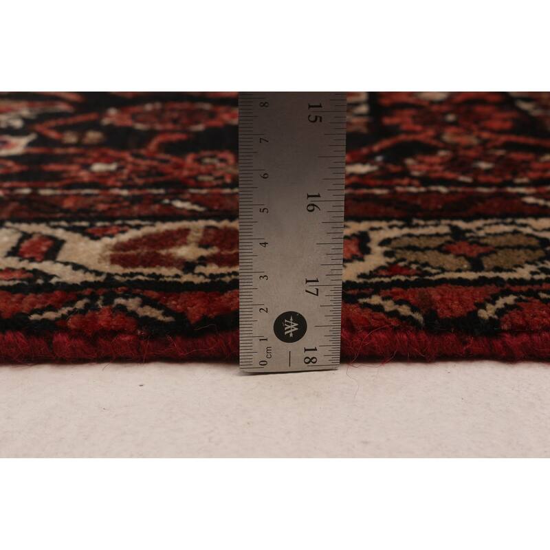 ECARPETGALLERY Hand-knotted Andelz Black Wool Rug - 3'7 x 13'7