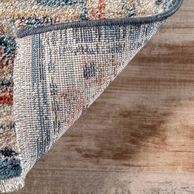 Nuloom Traditional Vintage Medallion Dominykas Area Rug