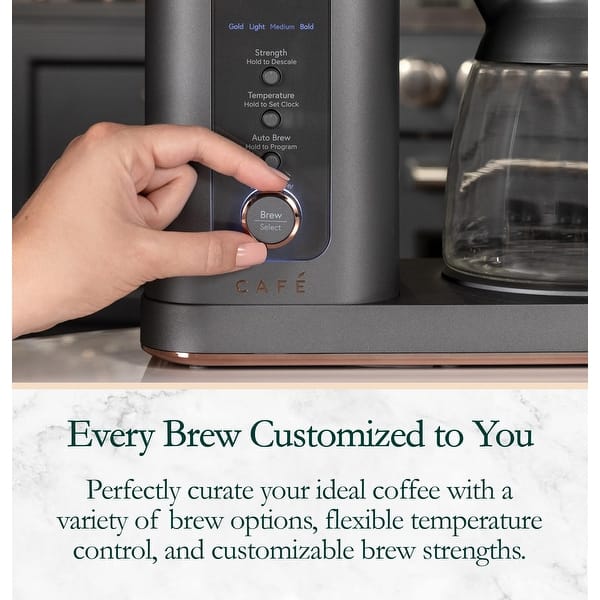 Specialty Drip Coffee Maker 10-Cup Glass Carafe WiFi Enabled Voice-to-Brew  Technology Smart Kitchen Essentials SCA Certified - Bed Bath & Beyond -  39719279