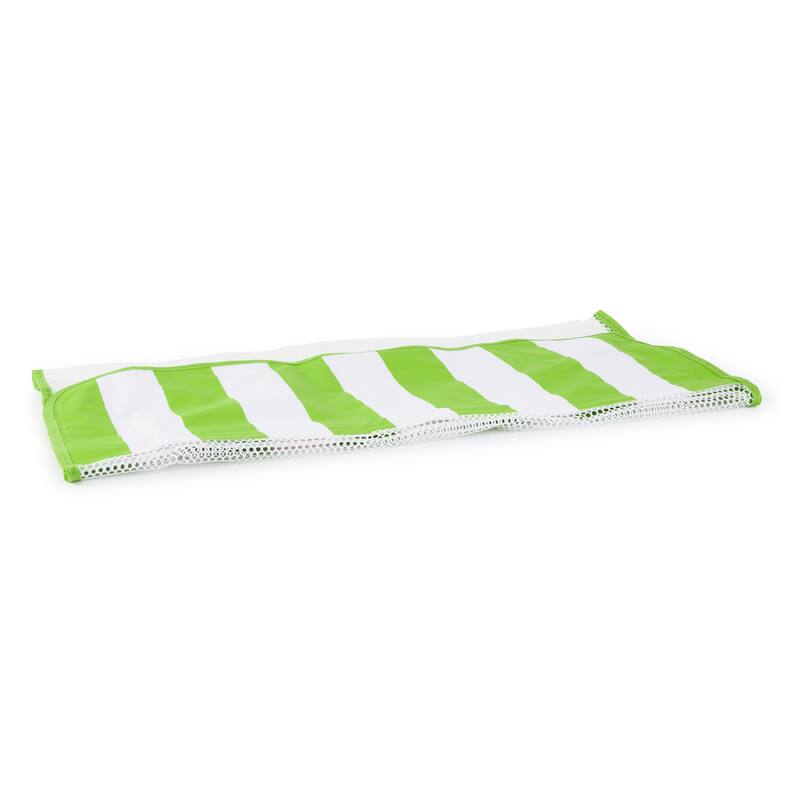 Aqua Monterey Water Inflatable 4-in-1 Pool Hammock Lounger, Lime Green (2 Pack) - 1