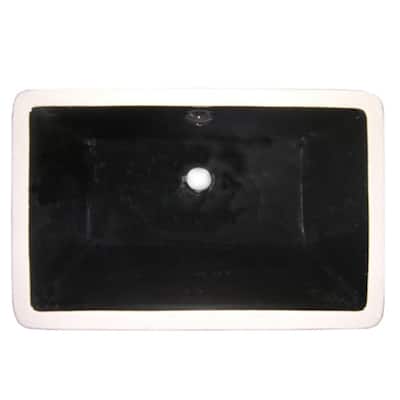 Kingston Brass Marina 19-1/8" Undermount Rectangular Single Basin