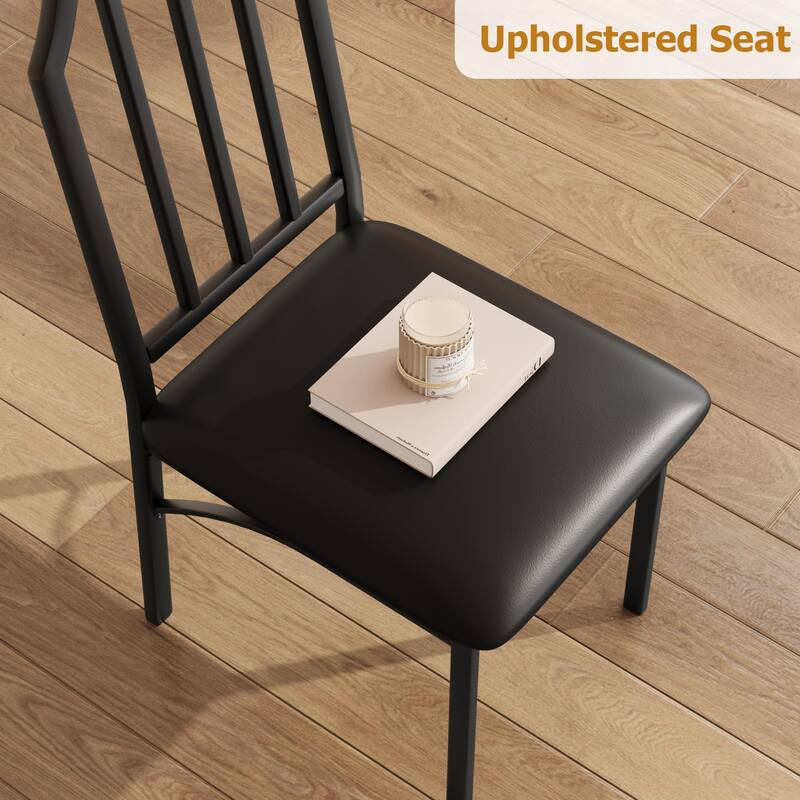 Farmhouse Dining Room Table Set for 4 Breakfast Nook