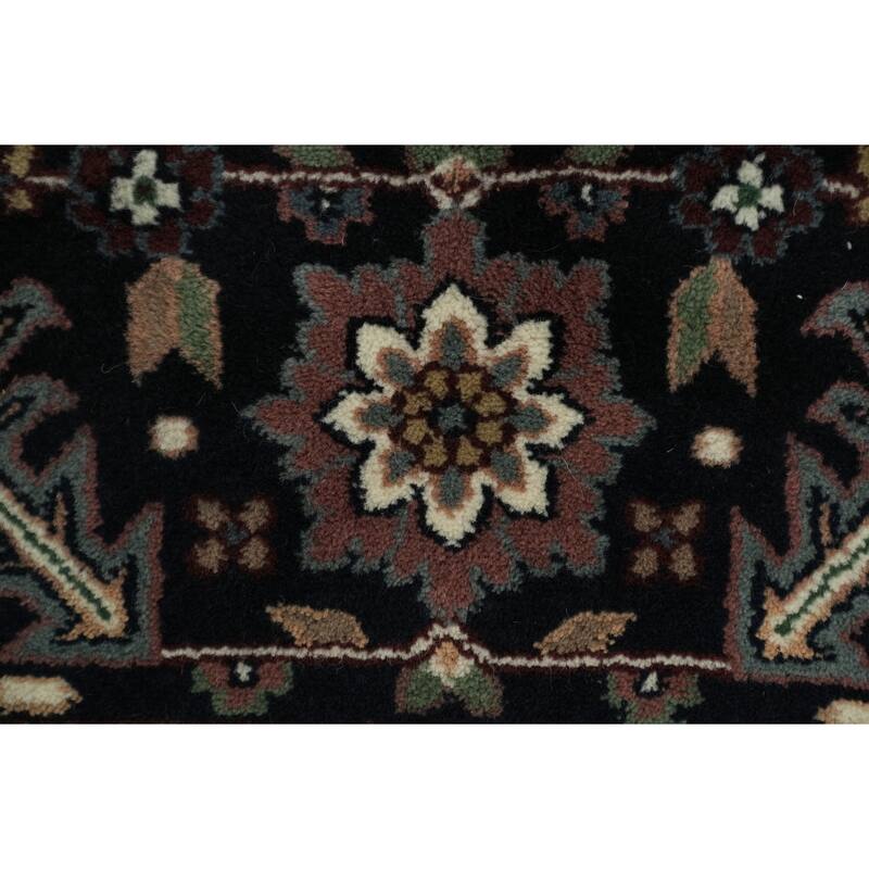 Hand Knotted Oriental 100% Wool Carpet Traditional Beige & Ivories Kashan Area Rug - 10' 1'' X 7' 9''