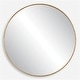 preview thumbnail 1 of 4, Uttermost Junius Large Gold Round Mirror - 60"W x 60"H x 1.5"D