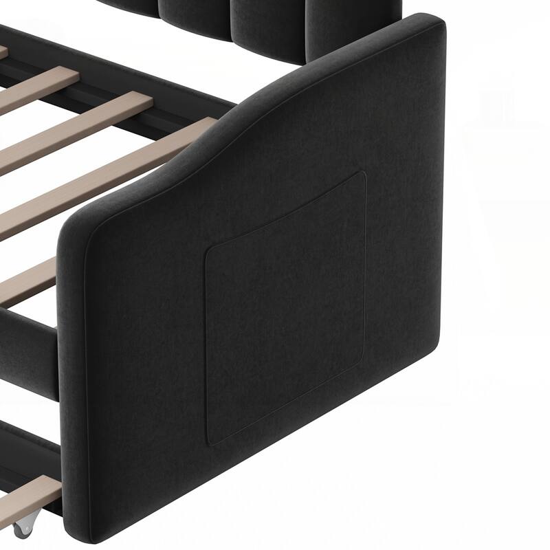 Velvet Sofabed with USB Charging Ports