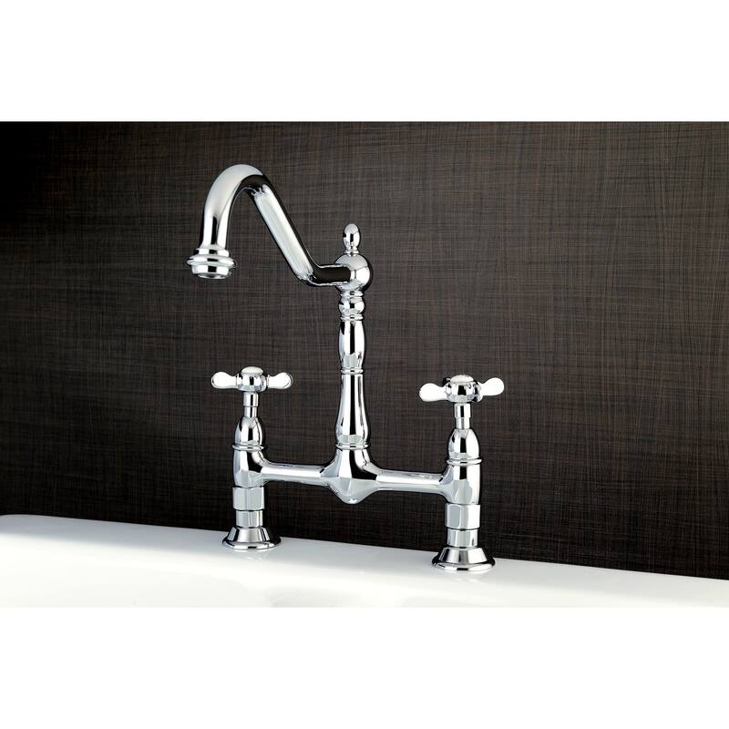 Essex Bridge Kitchen Faucet - Polished Chrome
