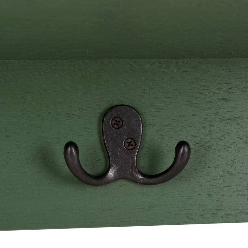 SAFAVIEH Jemina Black Hanging 3-Basket Wall Rack - 28" x 7.8" x 12" - 28"W x 8"D x 12"H