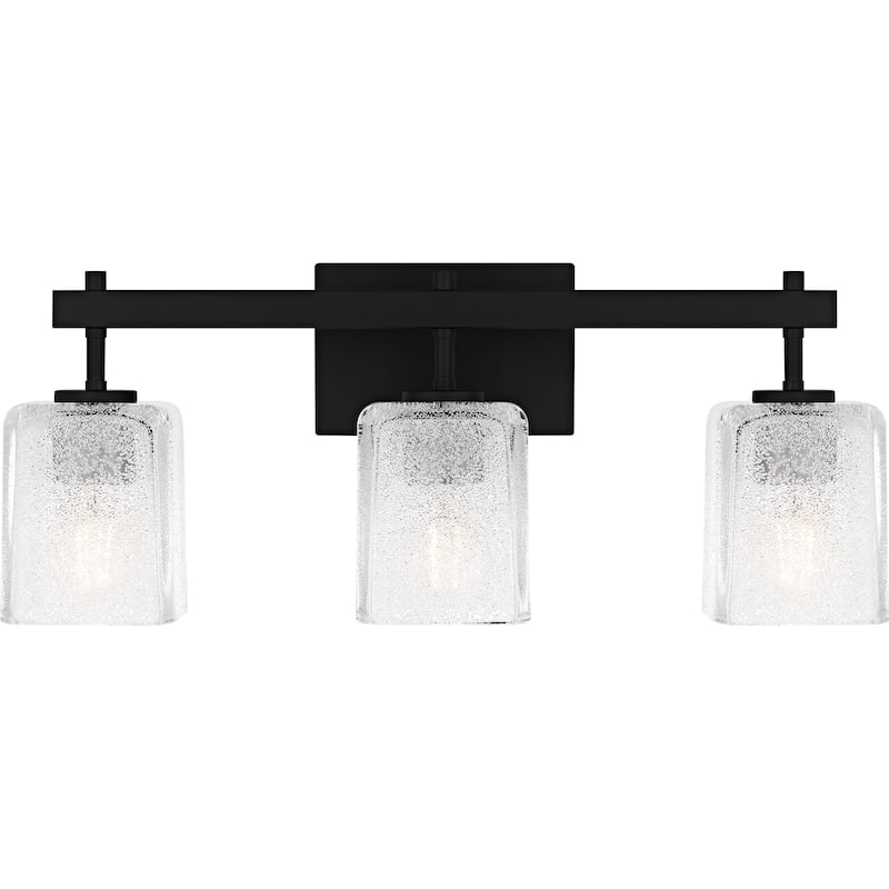 Brenthouse 3-Light Matte Black Bath Light