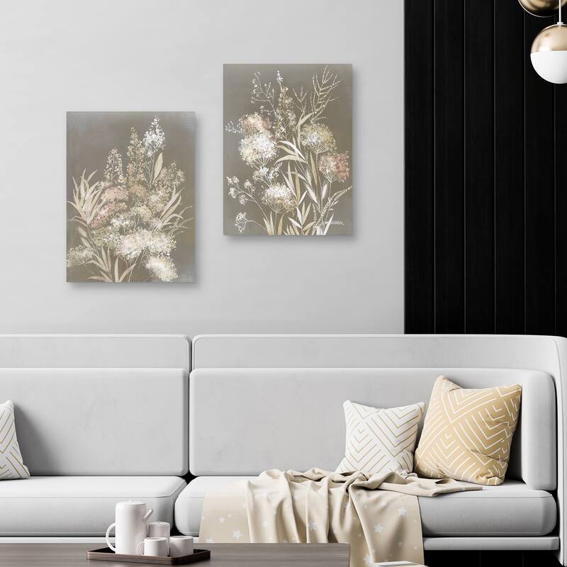 Delicate Bunch I, Delicate Bunch II by Asia Jensen Canvas Art Prints