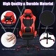 preview thumbnail 32 of 56, Costway Massage Gaming Chair Reclining Racing Office Computer Chair